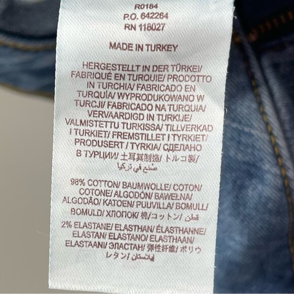 Boden Flare Cropped Ankle Jeans High Waist Wide Leg Medium Wash Jeans Size 12 - Picture 8 of 10